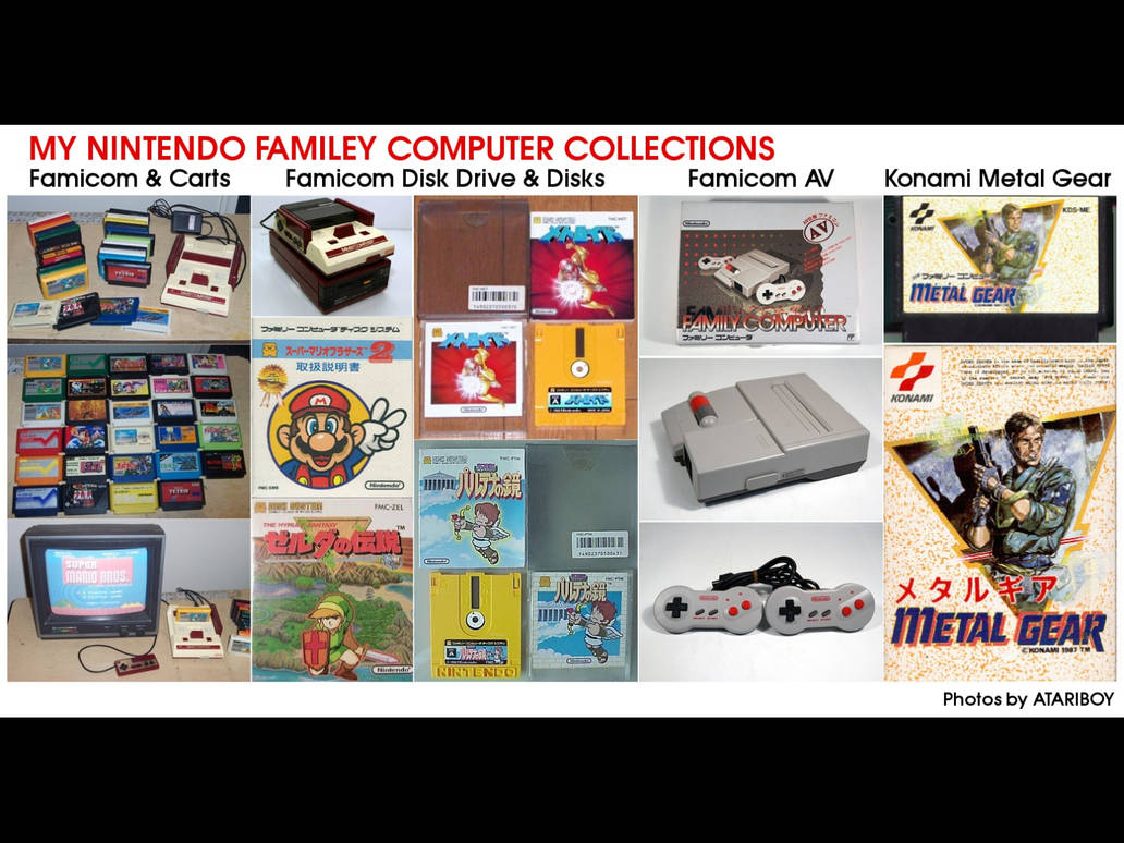 Famicom Collection Display Nintendo Famicom Collection by Atariboy2600 on DeviantArt