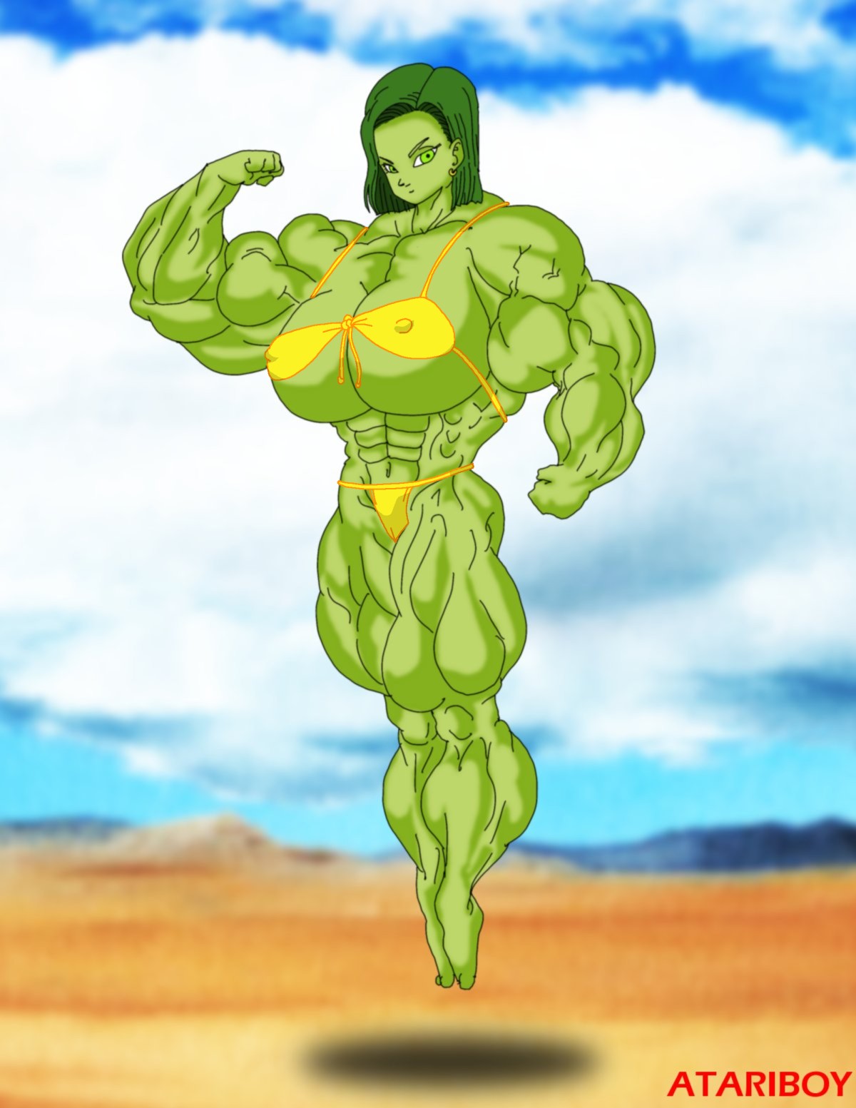 Hulked Up Anime Girls no4