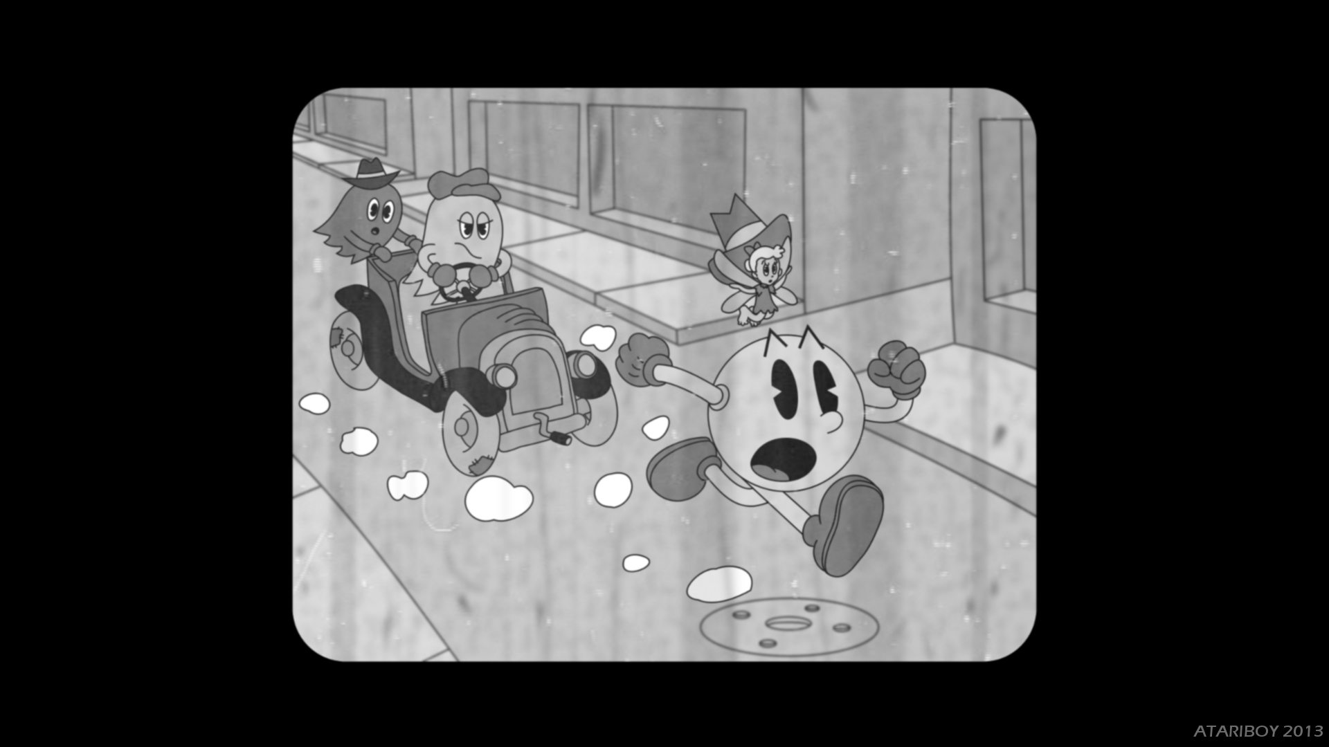 Black and White Pac-Man 06 by Atariboy2600 on DeviantArt