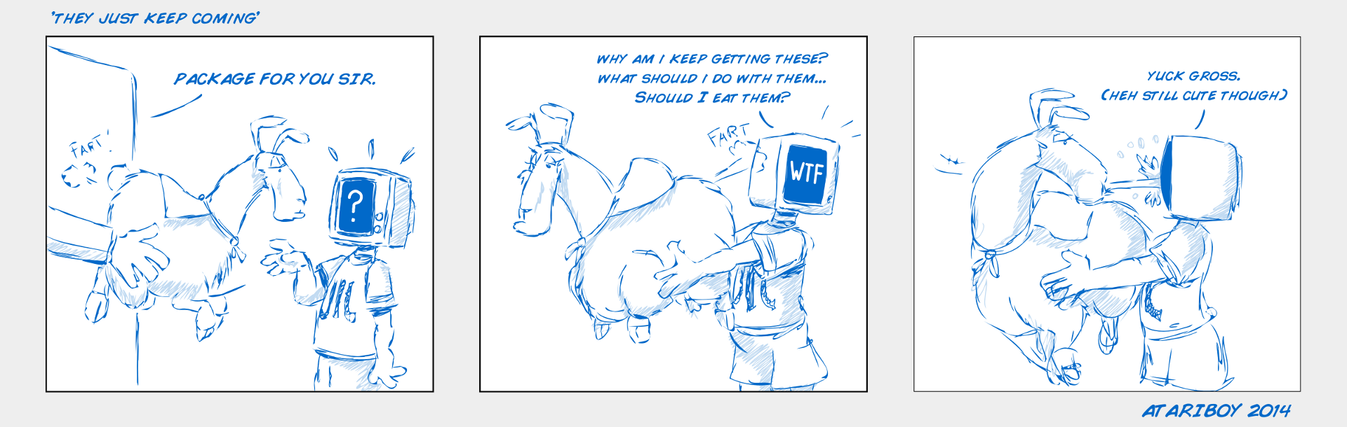 Lamas - They Just Keep Coming! by Atariboy2600