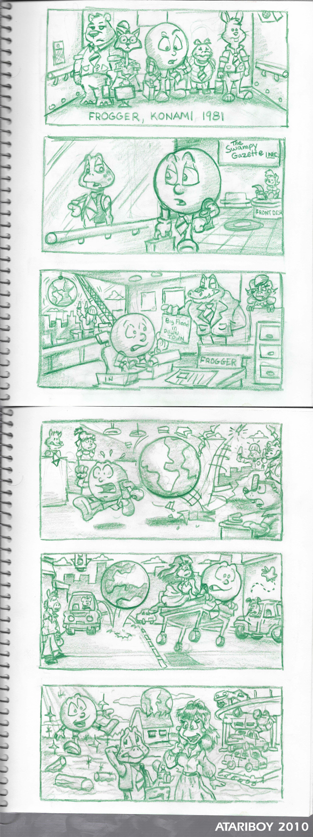 Pac-Man Mixtape Storyboard 06.