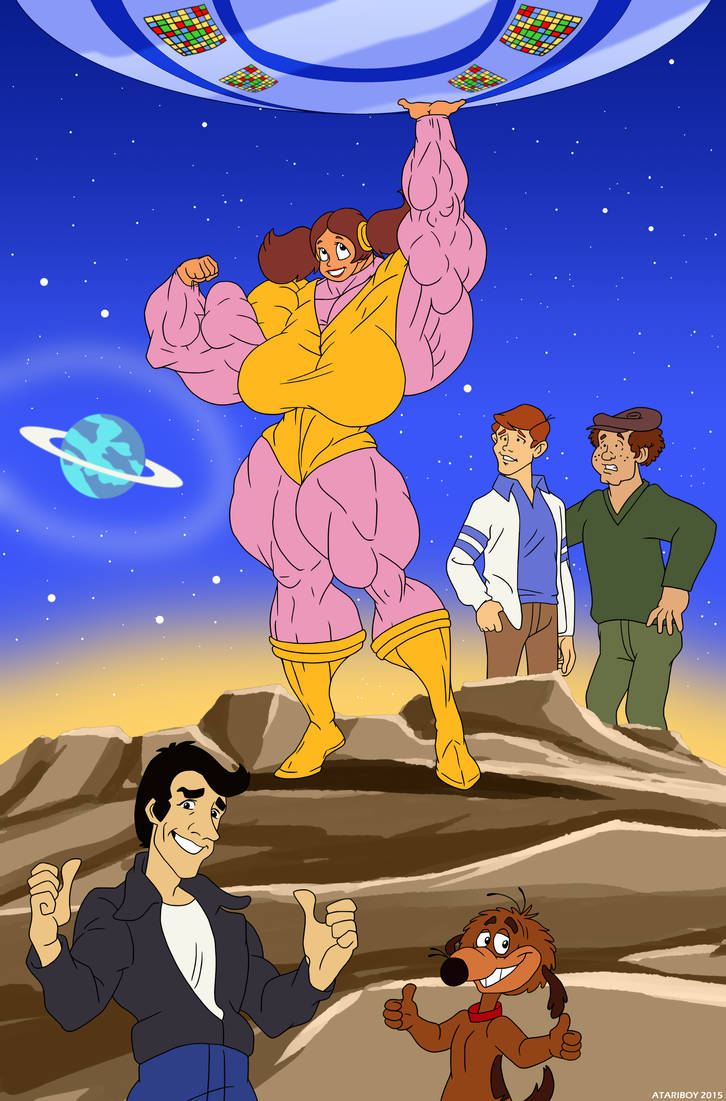 Cupecake Muscle Girl From The Future By Atariboy2600 Cupecake Muscle Girl From The Future By Atariboy2600