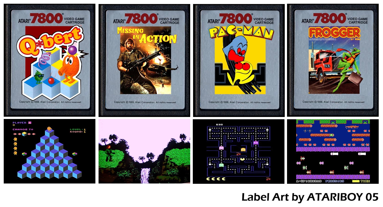 Atari Labels Art - 7800 by Atariboy2600 on DeviantArt