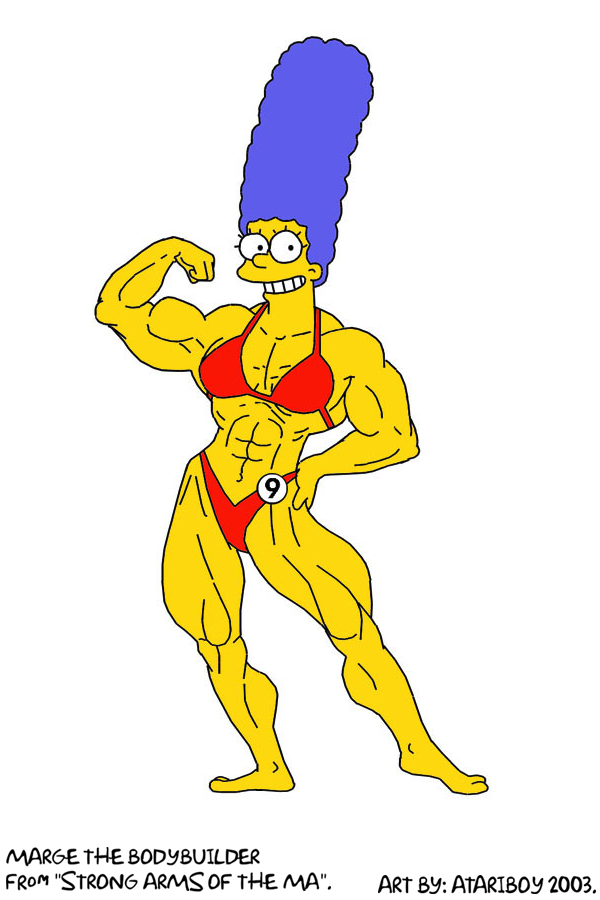 Marge Simpson Muscle.