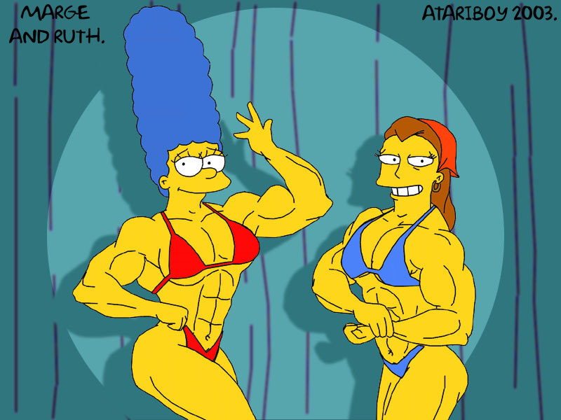 Simpsons on Canonically-Muscular - DeviantArt.
