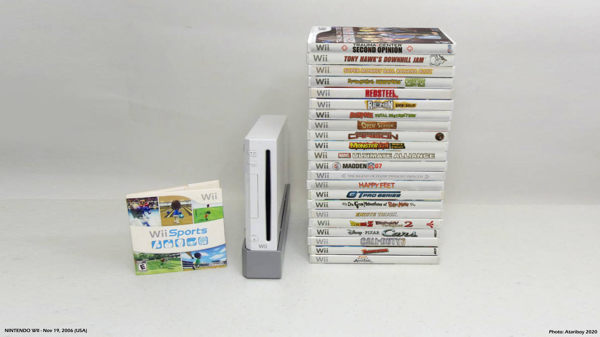 Launches Video Games 06 Nintendo Wii By Atariboy2600 On Deviantart