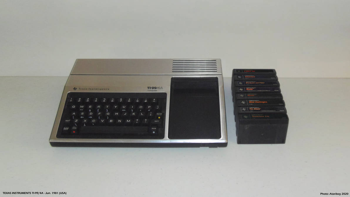 Launches Video Games - 1981 TI-99/4A. by Atariboy2600 on DeviantArt