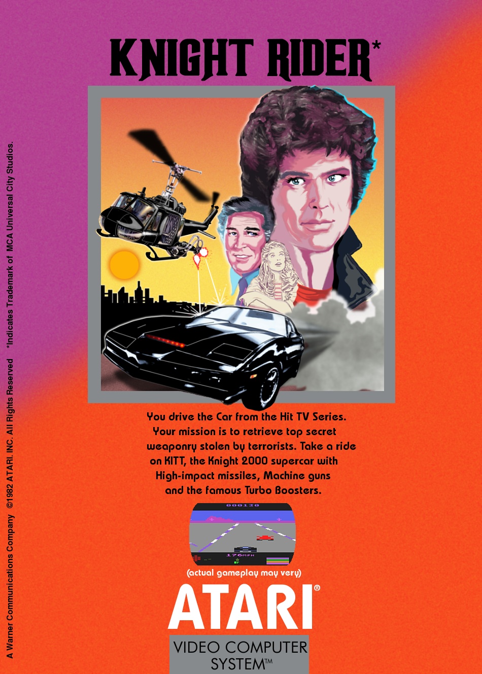 Ad Knight Riders Knight Rider For Atari 2600 Ad by Atariboy2600 on DeviantArt