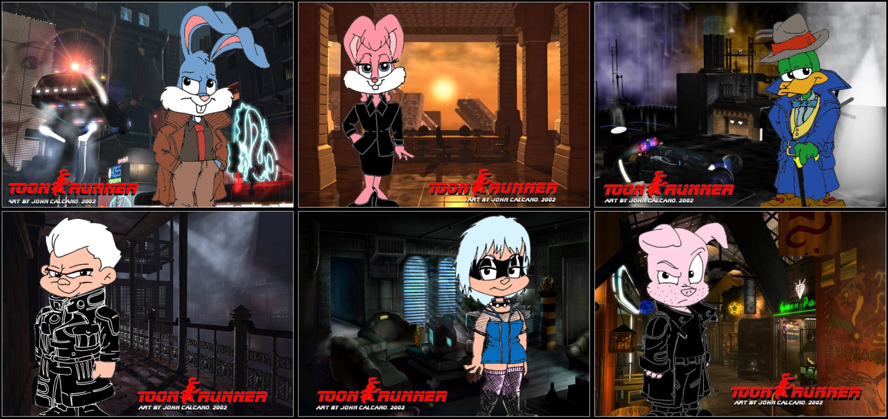 TOON RUNNER Trading Cards.