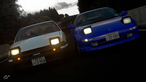 Initial D Battle Stage 4 Fd3s Vs Dc2 By Winggt5 On Deviantart