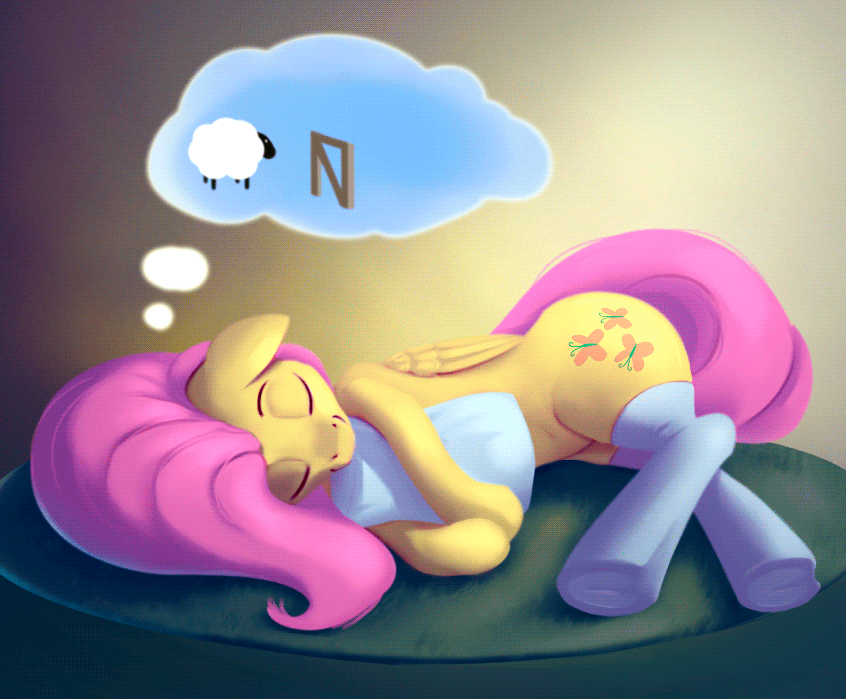 Fluttershy Sleep