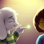 Asriel and Frisk