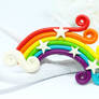 Rainbow Clay Magnet