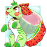 Watermelon pupsicle