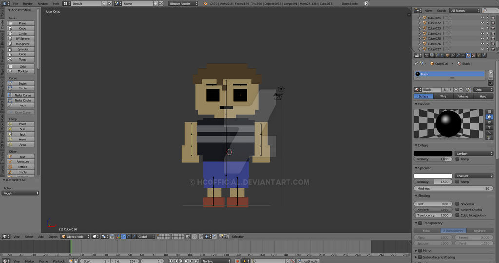 Crying Child 8 Bit Rig (BLENDER) Crying Child FNAF 4 (W.I.P FINAL) by HCOfficial on DeviantArt