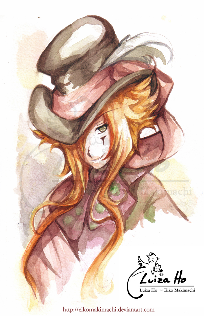 Watercolor Hatter