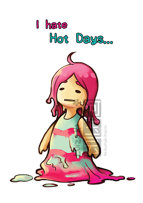 I hate hot days