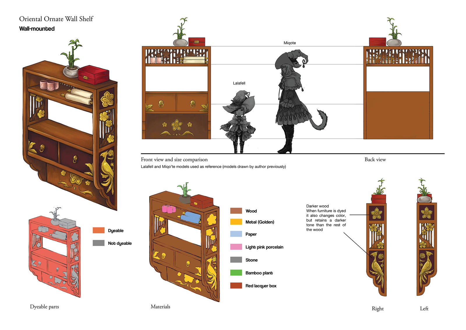 FFXIV Contest Oriental Ornate Wall Shelf by eikomakimachi on DeviantArt