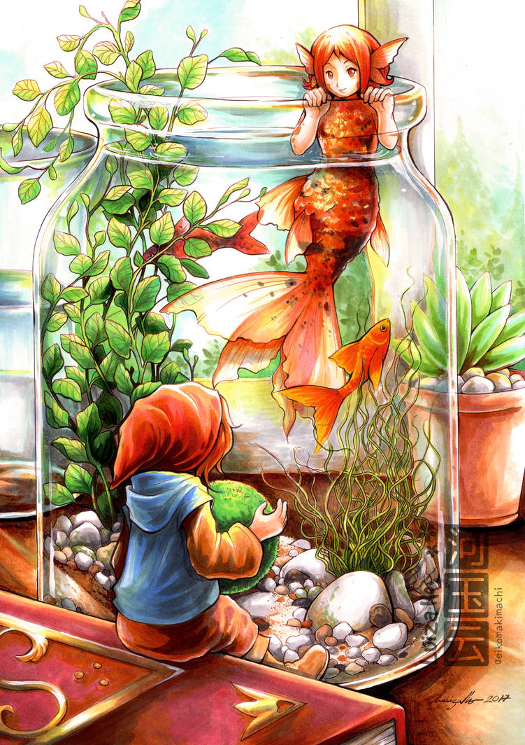 Through the water glass by eikomakimachi Through the water glass by eikomakimachi