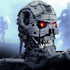 Terminator made from legos