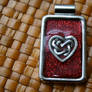 Tangled Heart Resin Pendant