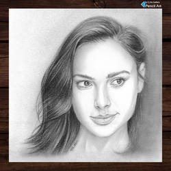 Gal Gadot Realistic Pencil Portrait 