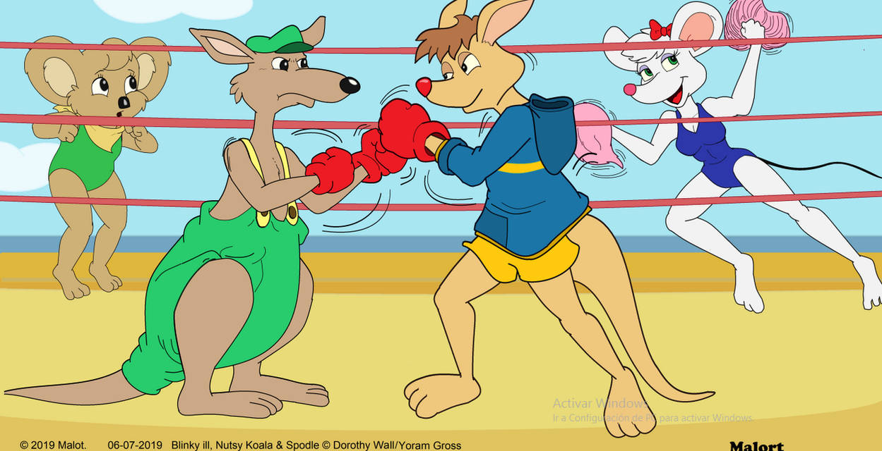BB kangaroo fight 2 by AustraliaArt on DeviantArt