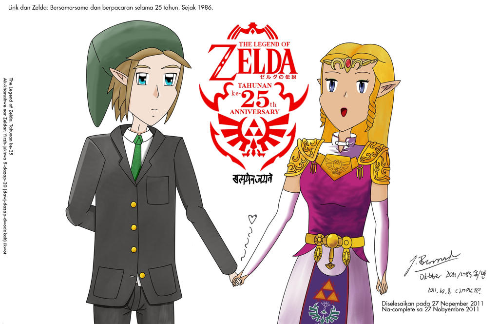 Link and Zelda: Together.... forever....