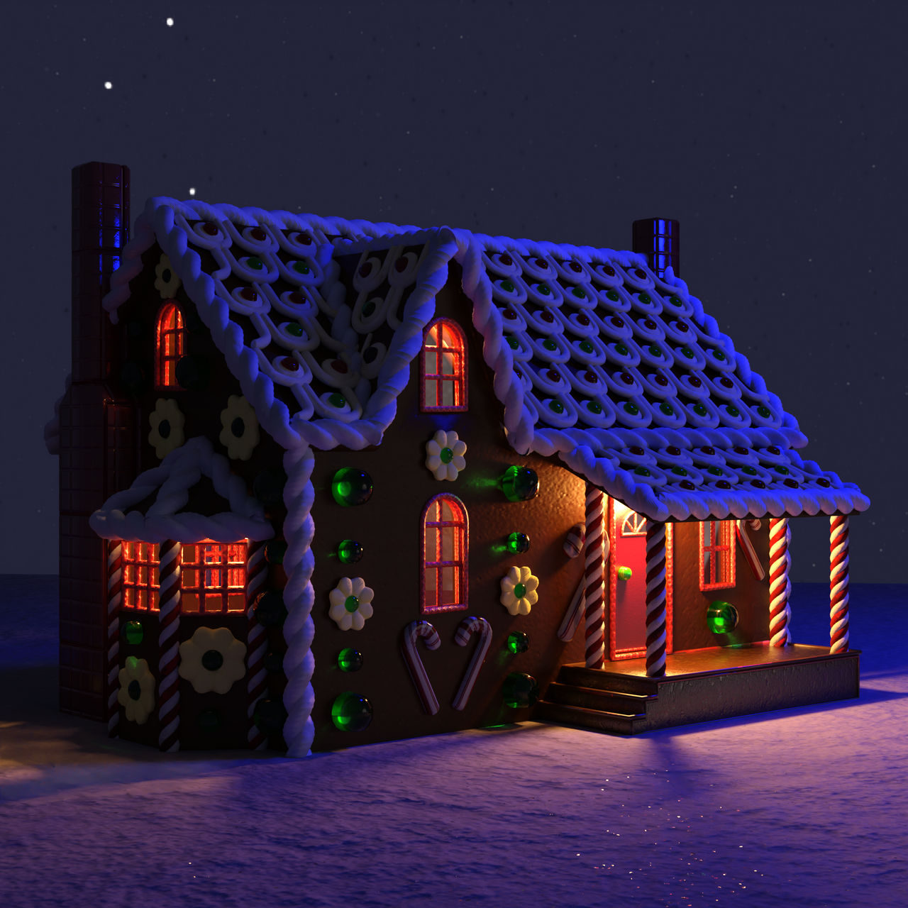 Gingerbread House by ccox on DeviantArt