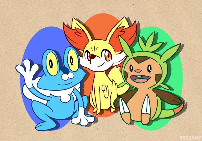 Pokemon X/Y Starters