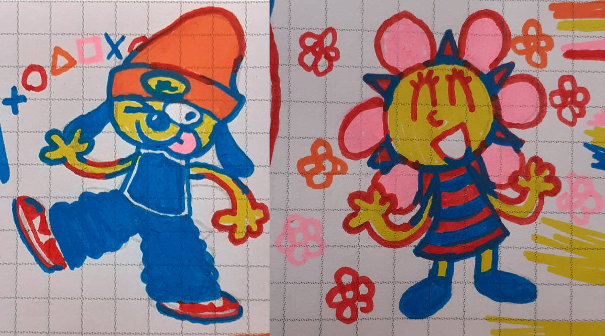 (2021) Parappa and Sunny Funny by flamingolegz on DeviantArt