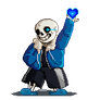 F2U Sans pagedoll (boneless version)