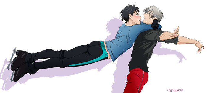 Yuri on ice by psyclopathe