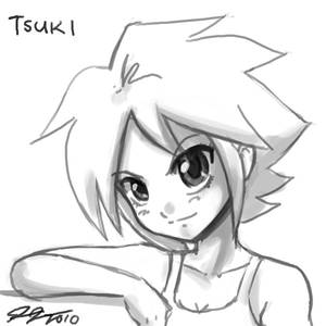 Tsuki Head Sketch