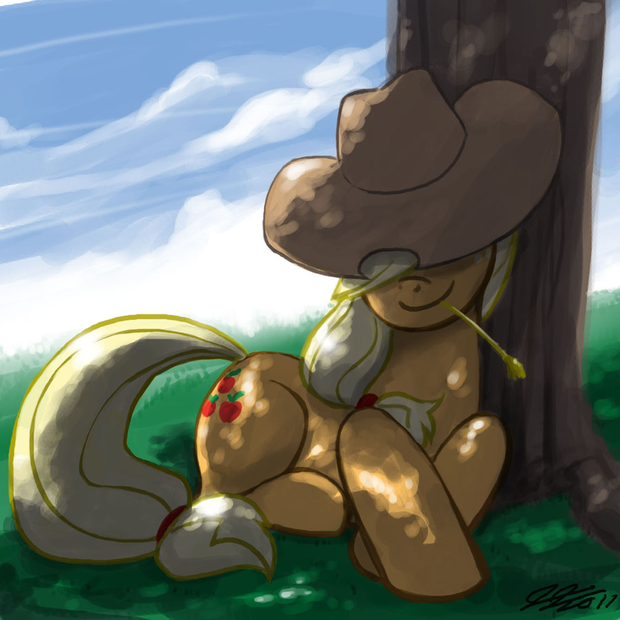 Apples Relaxing in the Shade