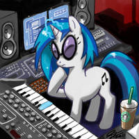 DJ PONY in the Studio