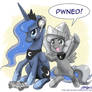 Gamer Luna and Woona PWNED