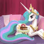 Princess Celestia and Her Cake