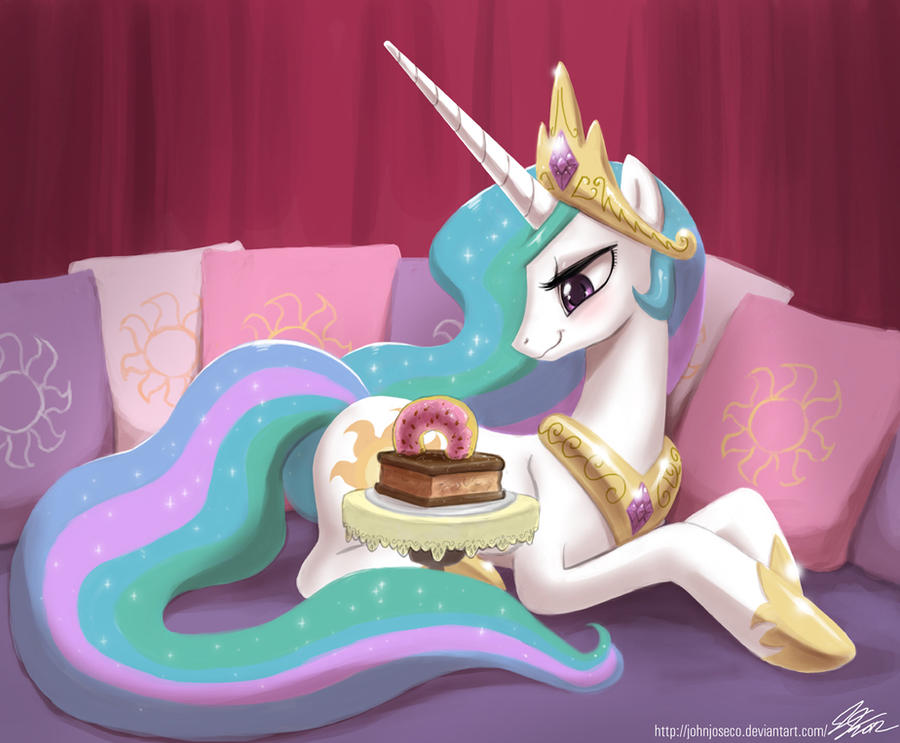 Princess Celestia and Her Cake