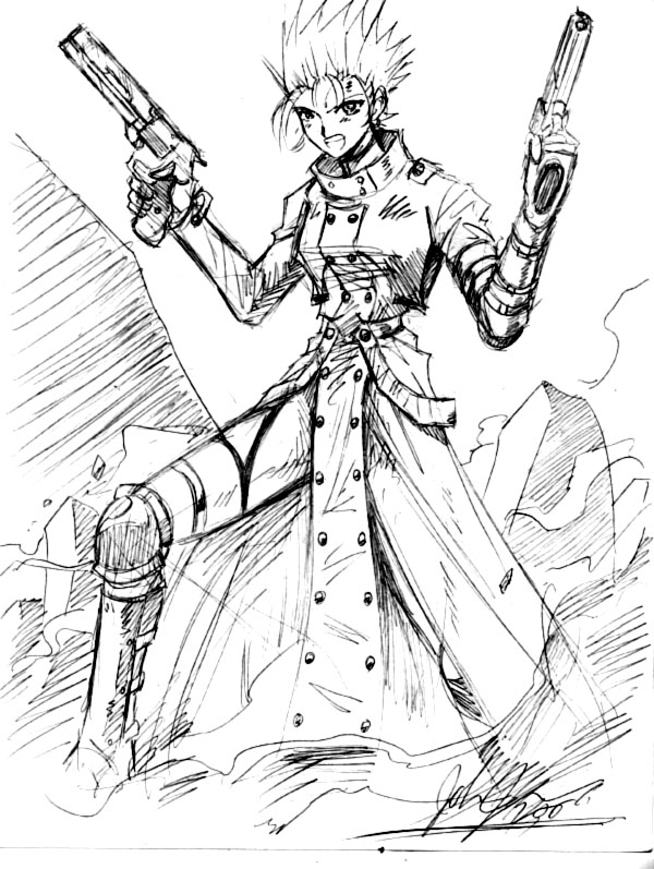 Female Vash the Stampede