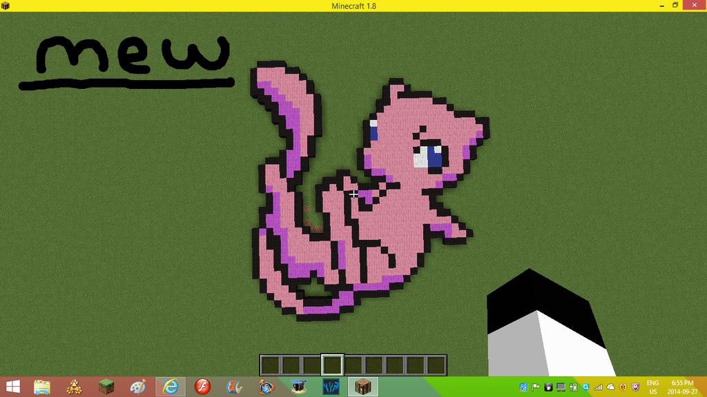 Mew pixel art! by ShimmerStar567 on DeviantArt