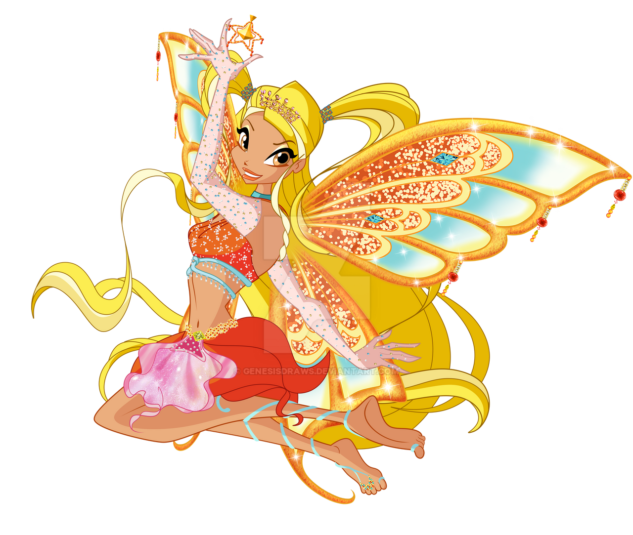 Winx Club - Stella Enchantix by GenesisDraws on DeviantArt