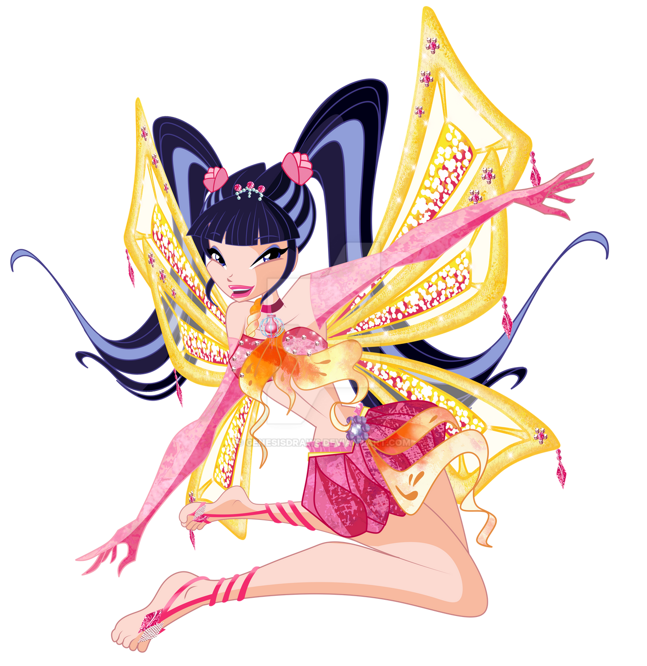 Musa Ff Winx Club - Musa Enchantix by GenesisDraws on DeviantArt