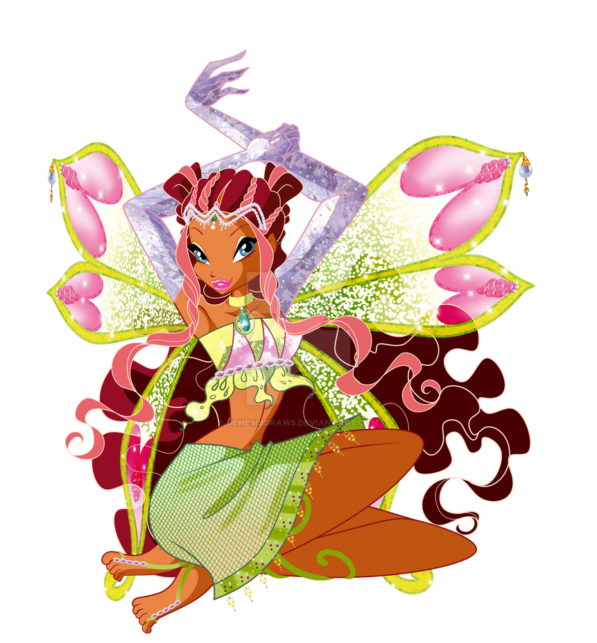 Winx Inchantix Winx Club - Aisha Enchantix by GenesisDraws on DeviantArt