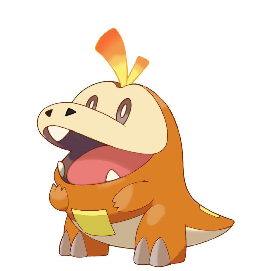 fuecoco shiny fanmade by honeypiewe on DeviantArt