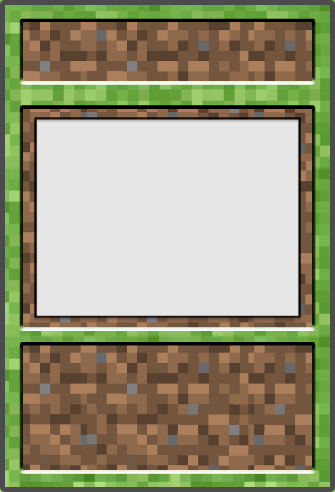 Minecraft - Card template by Labtecs937 on DeviantArt