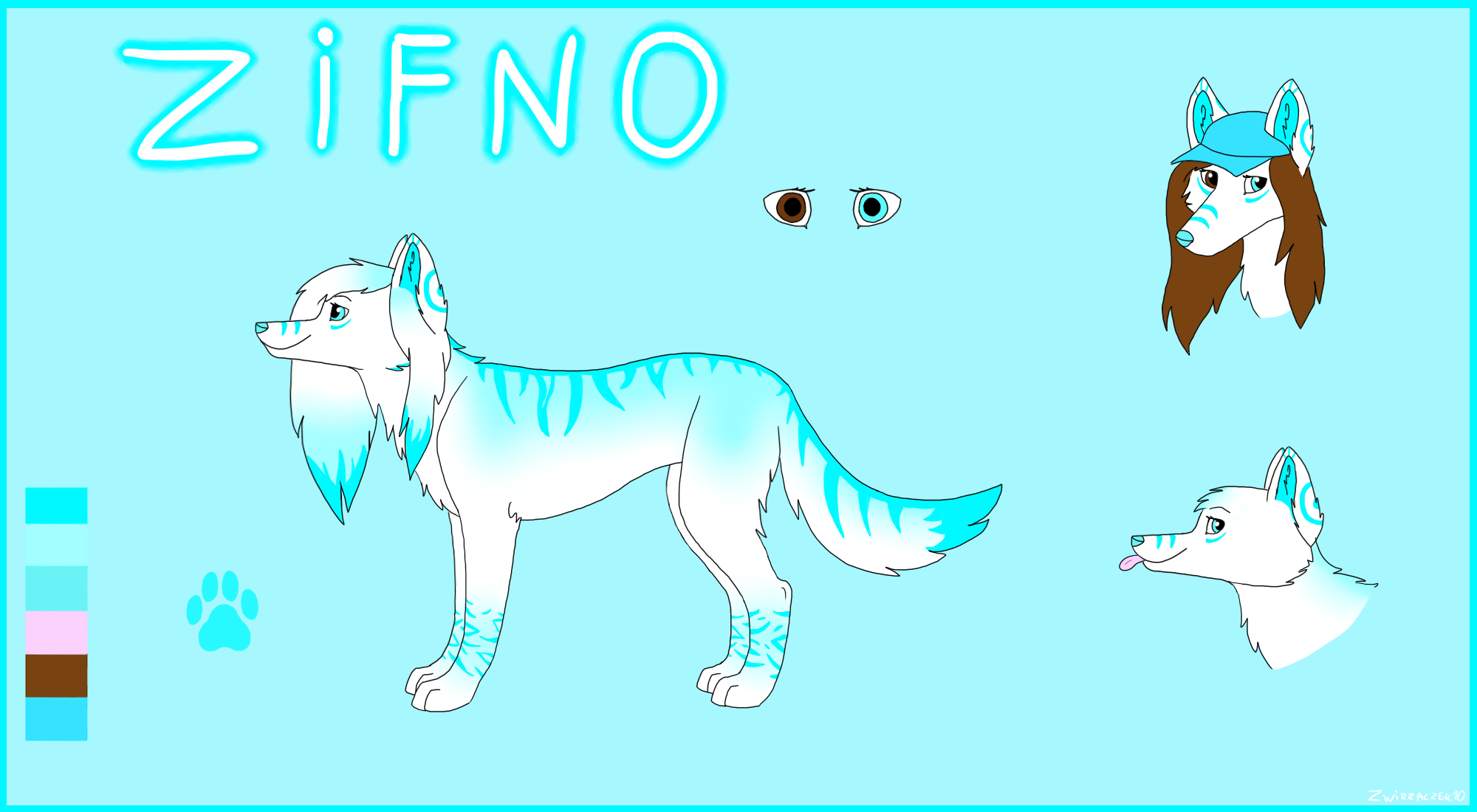 *OLD* Zifno - FURSONA Ref Sheet