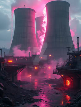 Futuristic Alleyway Glow