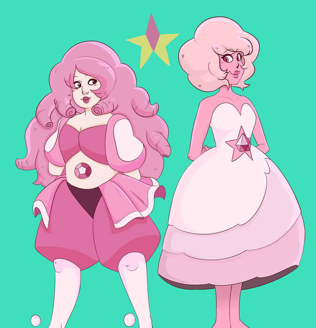 Clothes Swap - Rose Diamond and Pink Quartz by TheSushiSensation