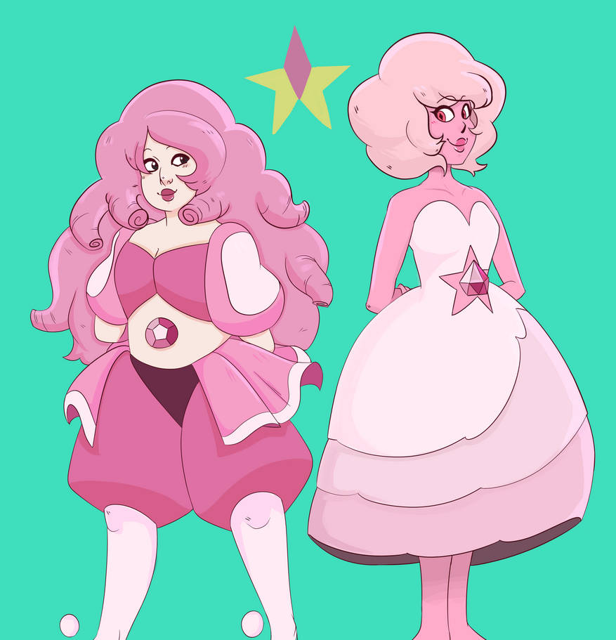 Clothes Swap - Rose Diamond and Pink Quartz by TheSushiSensation
